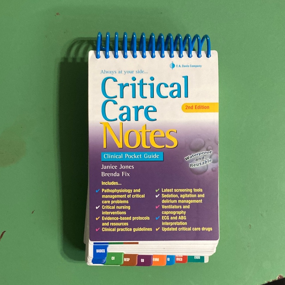 Critical Care Notes: Clinical Pocket Guide 2nd Edition